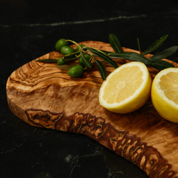 Olive Wood Cutting Board-Rustic 30cm - Image 2