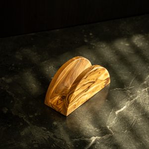 Olive Wood Napkin Holder